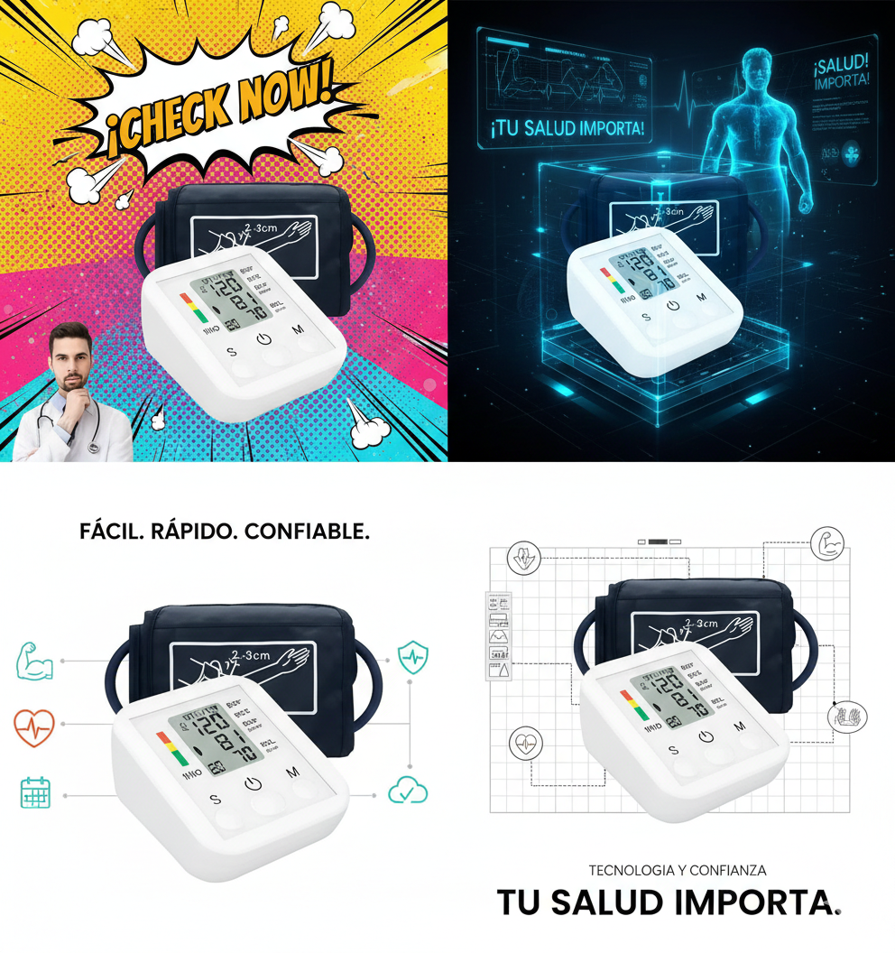 🩺 Tensiómetro Digital Automático de Brazo